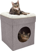 Kitty City Indoor Cat Cube Furniture, Tan Cube