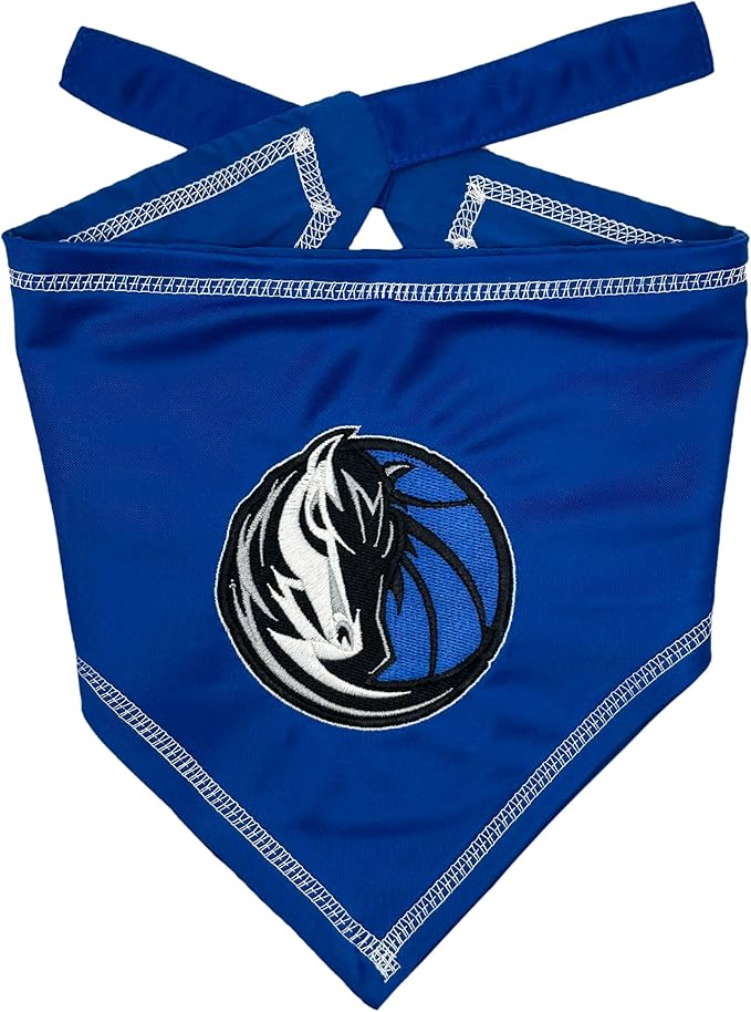 Pets First NBA Dallas Mavericks TIE Bandana, Size Large/X-Large. Dog Bandana Scarf Bib for Pet Cat Dog. The Ultimate Game-Day, Party Bandana