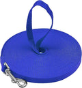 Long Dog Puppy Obedience Recall Training Agility Lead, Leash - BLUE, 15' Foot - by, Downtown Pet Supply