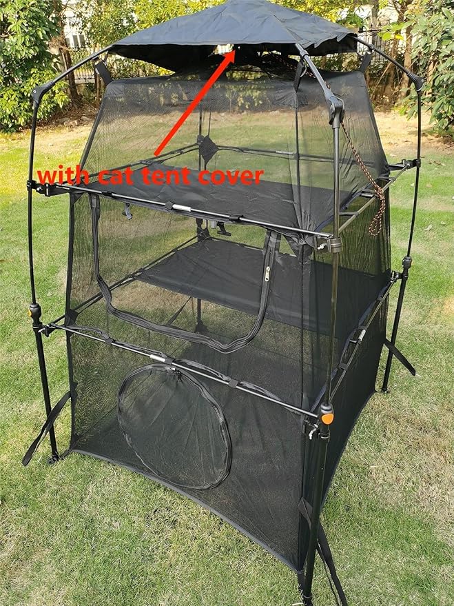 Portable Pop Up Pet Cat Tents Enclosures for Outside Patio