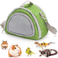 Coloch Hamster Carrier Bag, Small Pet Outgoing Travel Pouch Breathable Guinea Pig Carrying Bag with Handle& Strap for Sugar Glider, Hamster, Hedgehog, Guinea Pig, Small Animals