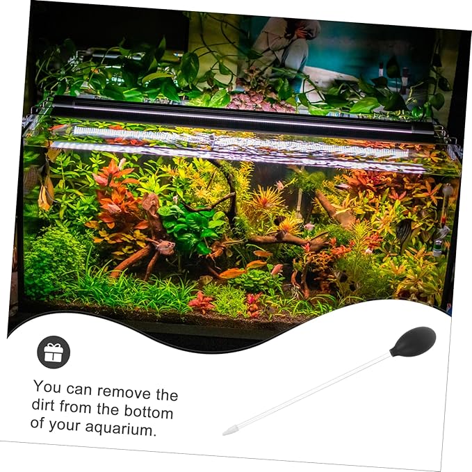 3pcs Fish Tank Water Changer and Coral Feeder Tool Aquarium Pipette for Easy Cleaning and Feeding and Portable Water Transfer for Home Aquariums