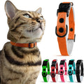 OutdoorBengal Orange Breakaway Kitten Collar - Ultra Safe Quick Release Cat Collar for Kittens Under 6 Months – Soft-Padded, Lightweight, Adjustable, Thin and Comfortable, No Bell (Orange, Kitten)