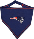 Pets First NFL New England Patriots TIE Bandana, Large/X-Large. Dog Bandana Scarf Bib for Pet Cat Dog. The Ultimate Game-Day, Party Bandana (NEP-3550-L-XL)