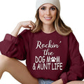 Custom Dog Mom Shirt for Women Pet Ears Sweatshirt with Name Unique Puppy Line Art Cute Dad Hoodie for DogDad Owner Lover