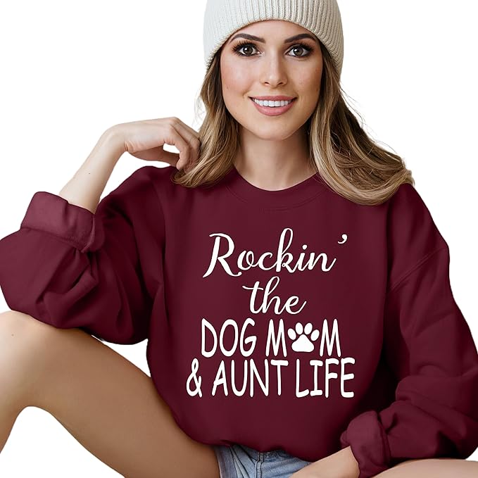 Custom Dog Mom Shirt for Women Pet Ears Sweatshirt with Name Unique Puppy Line Art Cute Dad Hoodie for DogDad Owner Lover