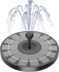AISITIN 2.5W Solar Bird Bath Fountain Pump, Solar Fountain for Bird Bath with 6 Nozzles, 6.7" Solar Powered Water Pump for Garden, Ponds, Pool, Fish Tank, Aquarium and Outdoor