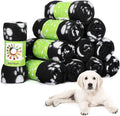 Tatuo 12 Pieces Black Dog Blankets for Small Dogs Puppy Fleece Blanket Bulk Warm Felt Throw Spring Cute Paw Print Puppy Kitten Sleep Mat Pad Soft(Classic Style)