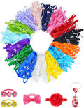 PET SHOW 150 Pack Dog Bow Tie Straps DIY Extension Strap with Adjustable Buckles 15 Colors Suitable for Almost All Types of Dog Bow Ties Newborn Puppy ID Collar Cat Pets Neckties Accessories
