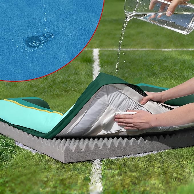 Comfort Expression Orthopedic Dog Bed for Large Dogs 36x27 Inch, Waterproof Egg Crate Foam Large Pet Bed with Removable Bolsters, Dog Couch with Washable Cover & Non-Slip Bottom, Seattle