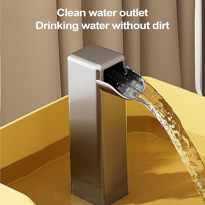 Cat Water Dispenser Fountain, Silent Pet Drinking Organizer, Quiet Supply for Dogs Cats Multi Animal Households Indoors Apartment Dormitory Hotel, Household Supply for Reliable Daily Use