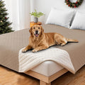 Waterproof Couch Covers for Pets, Waterproof Dog Bed Cover, Anti-Slip Soft Dog Blankets, Couch Cover for Dogs Washable, Pet Blanket for Puppy Large Dogs Cat (82x82 Inch, Khaki)
