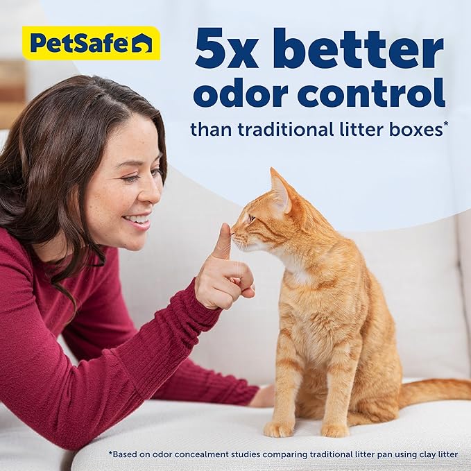 PetSafe ScoopFree Disposable Crystal Cat Litter Tray - Easy Cleaning Box - Refill Tray for Automatic Litter Box - Fresh Scent - 4.3 lb Bags - 3 Pack