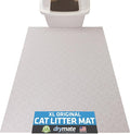 Drymate Cat Litter Box Mat, Litter Trapping Mat, Waterproof, Urine-Proof, Absorbent, Machine Washable, Soft on Paws, Contains Mess, Protects Floors, Kitten Supplies, Beige, 29x36 XL