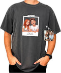 Custom Bootleg Rap Tee, Personalized Girlfriend Vintage Graphic T-Shirt, Photo Shirt, Valentine Birthday Gifts