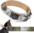 2026 Upgrade Waterproof AirTag Dog Collar, Military Tactical Dog Collar with AirTag Holder, Comfortable Control Handle and Metal Buckle, GPS Dog Collar Holder for Medium to Large Dog(Digital camo, XL)