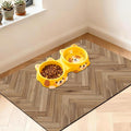Pet Feeding Mat for Floors Waterproof Dog Mat for Food and Water Absorbent Quick Dry Non Slip mat for Cat Bowls