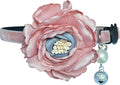 Fupo Cat Collar - Breakaway Adjustable with Bell& Flower (Pink)
