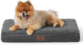 Bedsure Dog Bed for Small Dogs - Comfy Flat Puppy Beds with Removable Washable Cover, Orthopedic Egg Crate Foam Pet Mat, Suitable for Pet Up to 15 lbs