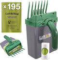Neater Pet Brands Lift N’ Bag 2.0 Dog Pooper Scooper with Bag Attachment for Small to Large Dogs, New & Improved Design, 195 Refill Bags, Heavy Duty Dog Poop Scooper for Yard & Walks, One-Hand Use