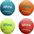 Outward Hound Squeaker Ballz – Squeaky Tiny Tennis Balls for Small Dogs Under 15 lbs, Fetch & Training, X-Small (1.5"), 4-Pack