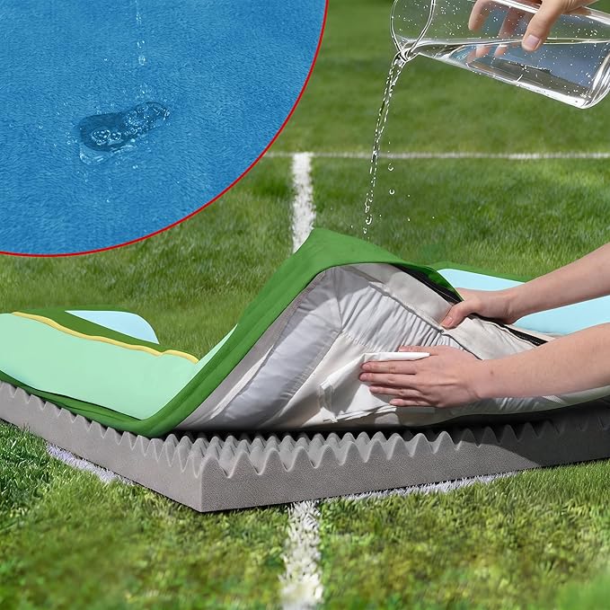 Comfort Expression Orthopedic Dog Bed for Large Dogs 36x27 Inch, Waterproof Egg Crate Foam Large Pet Bed with Removable Bolsters, Dog Couch with Washable Cover & Non-Slip Bottom, Boston