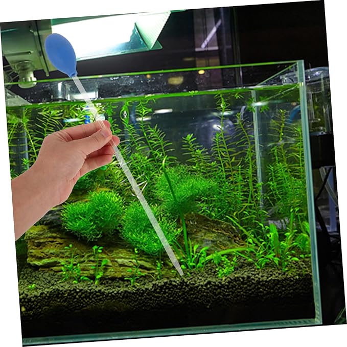 Portable Coral Feeder and Water Changer Tool for Fish Tank Easy Use Aquarium Cleaning and Maintenance Device Lightweight Siphon Pump for Healthy Aquarium Ecosystem