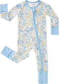 pureborn Baby Infant Boys Girls Sleeper Snug Fit Viscose from Bamboo Pajamas Zipper Pjs 0-24 Months