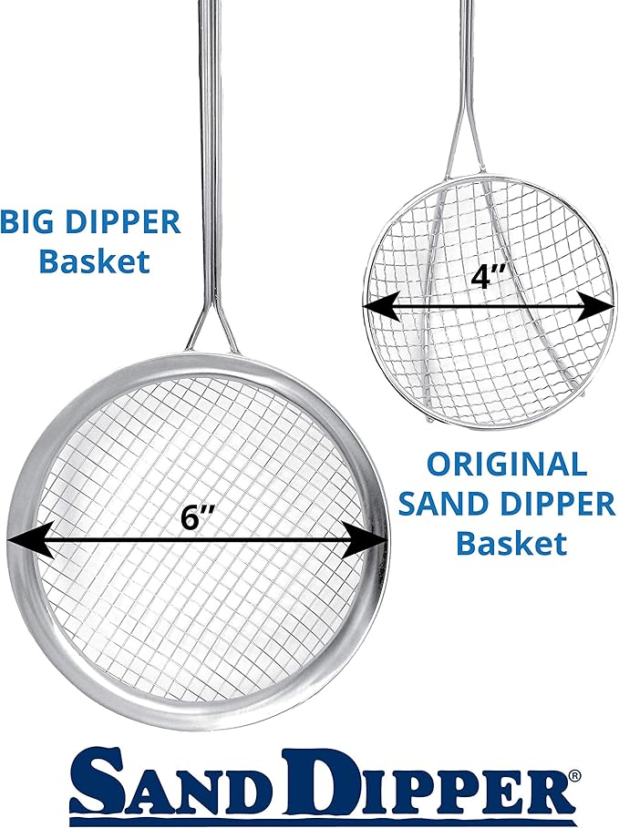 Sand Dipper Scoop - Stainless Steel Hygienic Cat Litter Scoop (Big Dipper)