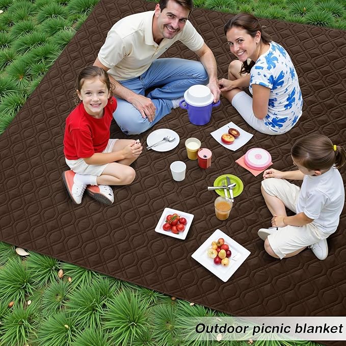 hyha Waterproof Dog Bed Blanket, Soft Pet Blankets, Waterproof Couch Cover for Dogs, Reversible Sofa Covers Washable for Furniture (68x82 Inch, Chocolate/Chocolate)