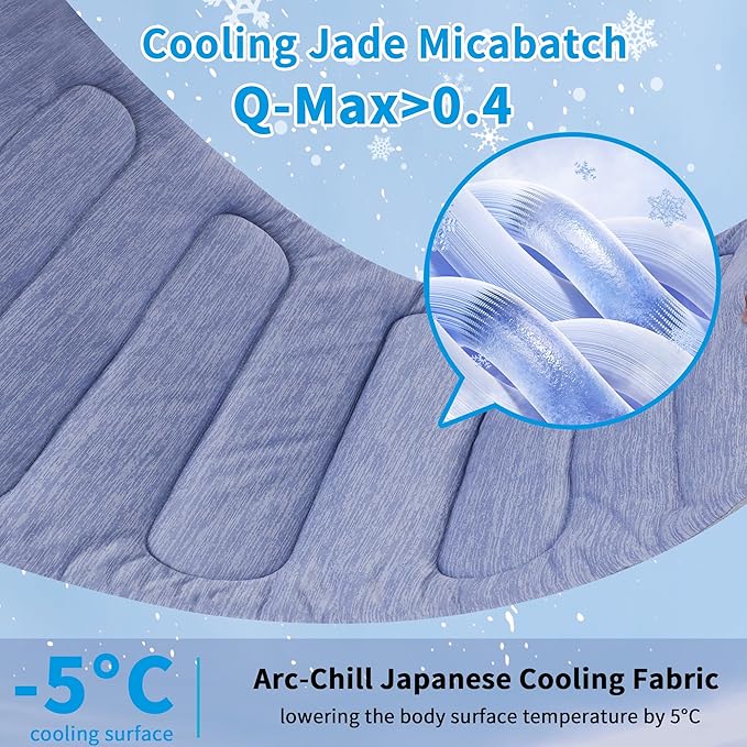 Cooling Mat for Large Dogs - Double-Sided Waterproof & Cool, Q-MAX>0.47, Portable Dog Cooling Mat for Summer. (XL (44''x32'')