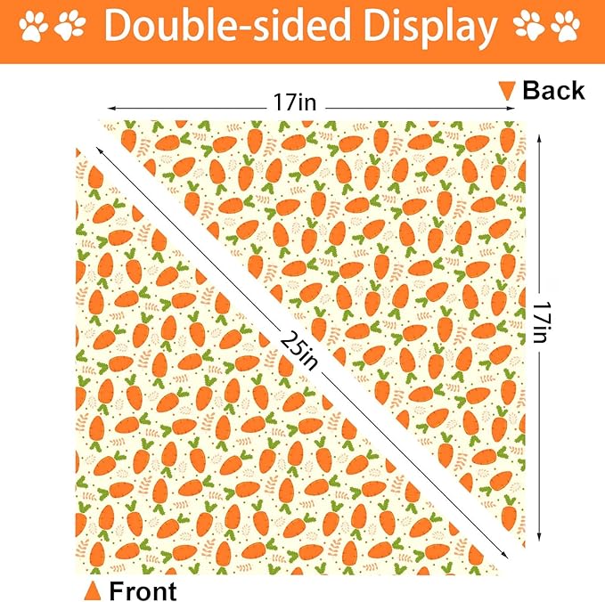 Easter Dog Bandana, 2 Pack Adjustable Holiday Party Pets Easter Egg Bandana Triangle Bibs Rabbit Dog Cat Scarf Set