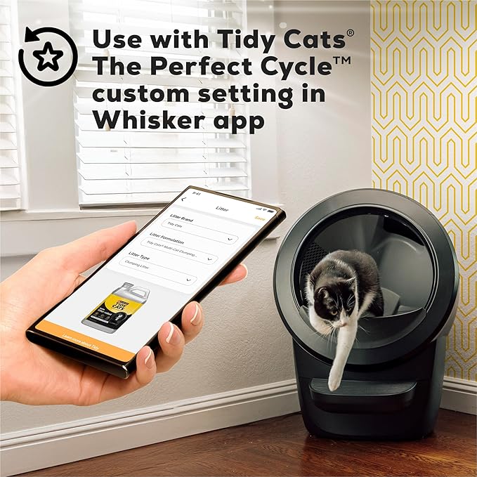 Purina Tidy Cats Cat Litter for Litter-Robot Clumping Cat Litter Odor Control Formula