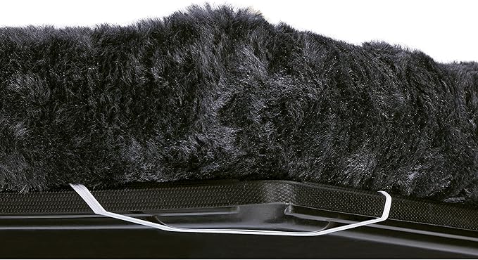 MidWest Homes for Pets QuietTime Dog Bed – Gray Faux Fur Bolster, Ultra-Soft and Machine Washable, Fits 24-Inch Crates and Carriers, for Small Breed Dogs