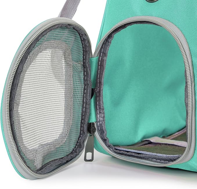 Cat Bubble Backpack Carrier for Small Medium Dogs Cats Carrying Bag, Airline Approved Pet Travel Carrying Bag Dog Hiking Walking Outdoor Backpack (Green)