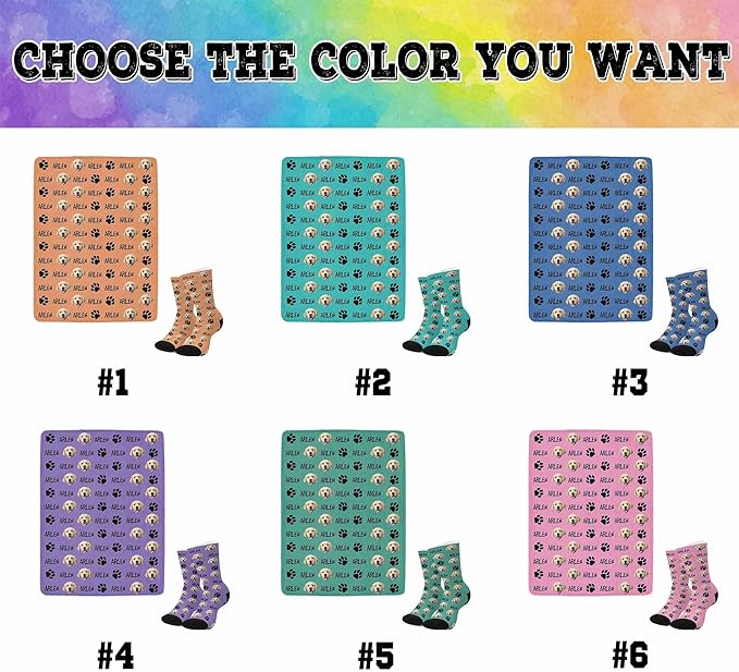 Personalized Paw Print Dog Blanket with Pet Name Face-Custom Puppy Blankets with Picture for Dogs-Customized Dog Memorial Throw Fleece Blanket-Loss of Pets Supplies Sympathy Gift for Bed Sofa Travel