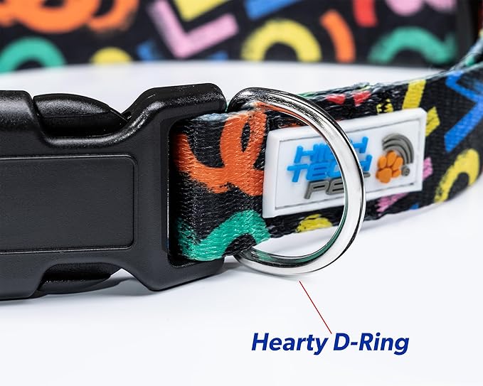 MS-5 Automatic Pet Door Collar, Genuine High Tech Pet Brand Dog Collar for Power Pet Doors - Deluxe Strap (Mac, Large) - DC-MAC-MS5-L