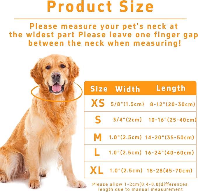 Dog Collar, Floral Boys Girls Puppy Collar for Small Medium Large Dogs, Adjustable Soft Pet Collar with Safety Buckle for Male Females (Red Sunflower, M)