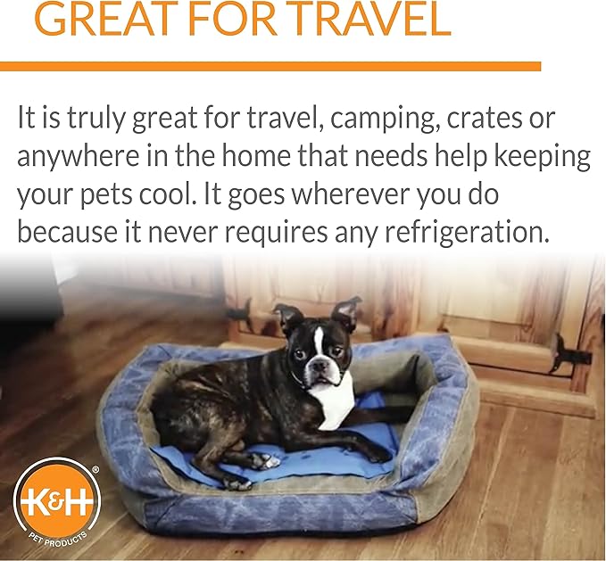 K&H Pet Products Coolin' Pet Pad Blue Small 11 X 15 Inches