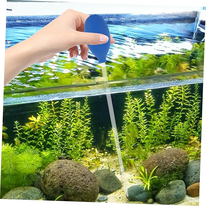ibasenice Aquarium Excreta Cleaner Coral Feeding Tool and Water Changer Fish Tank Cleaner Durable for Easy Waste Removal and Precise Feeding