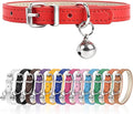 S Dog Collar for Small Dogs Adjustable Dog Collars Cat Collar for Small Medium Large Dogs 3/8 inch Width (Red, S)