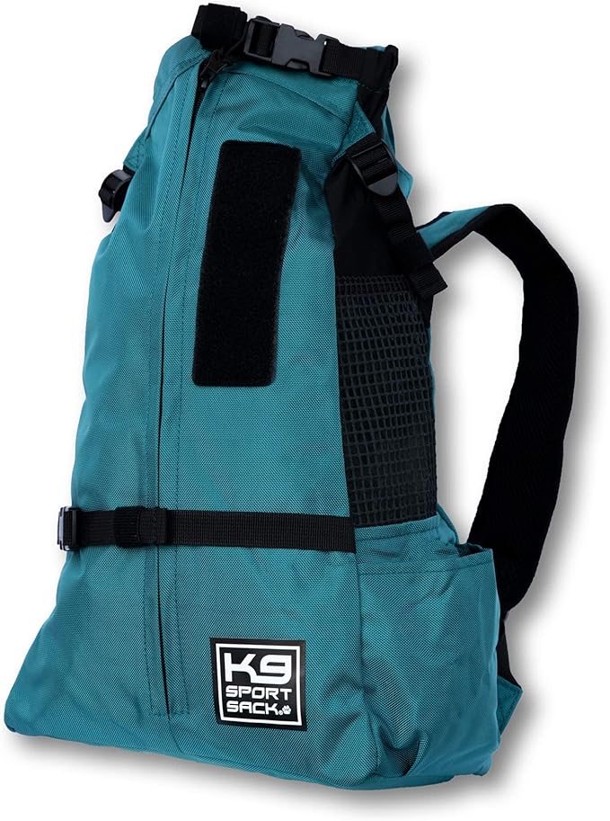 K9 Sport Sack Trainer - Medium, Harbor Blue - Ideal for Dogs with 17-19” Back Length - Backpack-Style Training Carrier - Meant for Quick, Non-Strenuous Activities