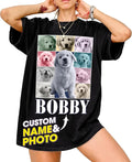 Mit & Mia Custom Your Own Bootleg Rap Shirts for Boyfriend Girlfriend Face Shirt with Photo Gift for Him Her Pet Lovers