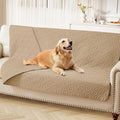 hyha Waterproof Dog Blanket, Soft Dog Bed Cover Pet Blankets, Waterproof Sofa Couch Cover for Dogs Washable, Reversible Pet Couch Covers for Sofa Furniture (52x82 Inch, Camel/Camel)