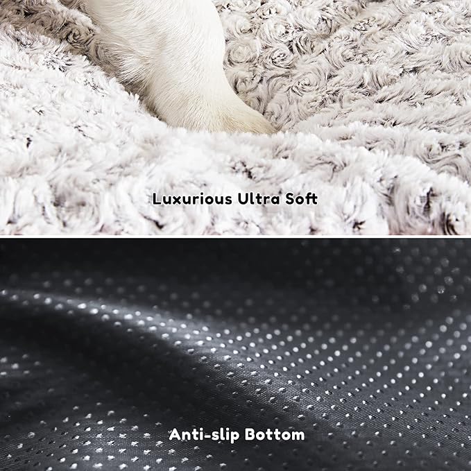WESTERN HOME WH Medium Dog Bed for Medium Size Dogs, Orthopedic Pet Bed Waterproof Mattress with Removable Washable Cover, Thick Egg Crate Foam Dog Bed with Non-Slip Bottom