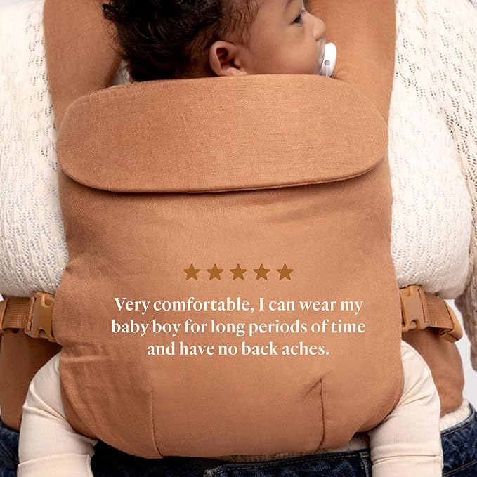 WildBird - Aerial Buckle Carrier - 2-24 Months - Large (L-4XL) Willow - Front or Back Carry - Cross Straps, Lumbar Support, Headrest - Hip Healthy - Baby Carrier - Baby Essentials - New Mom Gifts