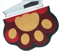 Cute Cat Litter Mat 24”x16”, Litter Box Mat, Litter Trapping Mat, Soft on Kitty Paws, Easy Clean, Anti Slip, Pet Accessories, Door Floor mats - Red Green60*40
