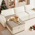 Waterproof Dog Bed Cover, Non-Slip Dog Blanket for Couch, Couch Covers for Dogs Washable, Pet Blanket for Furniture, Pet Bed Mat for Sofa, Car, Pet Supplies (40x50 Inch, Khaki)