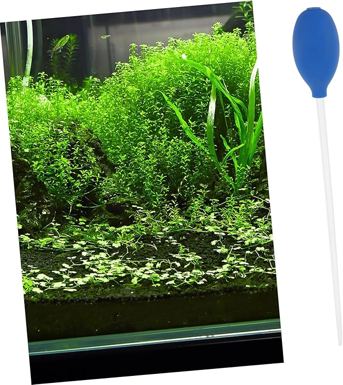 ibasenice Aquarium Excreta Cleaner Coral Feeding Tool and Water Changer Fish Tank Cleaner Durable for Easy Waste Removal and Precise Feeding