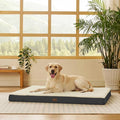 Bedsure Giant Dog Bed for Jumbo Dogs - 53" x 36" Flat Pet Beds with Removable Washable Cover, Orthopedic Egg Crate Foam Mat for Long-Bodied Pets Up to 120 lbs